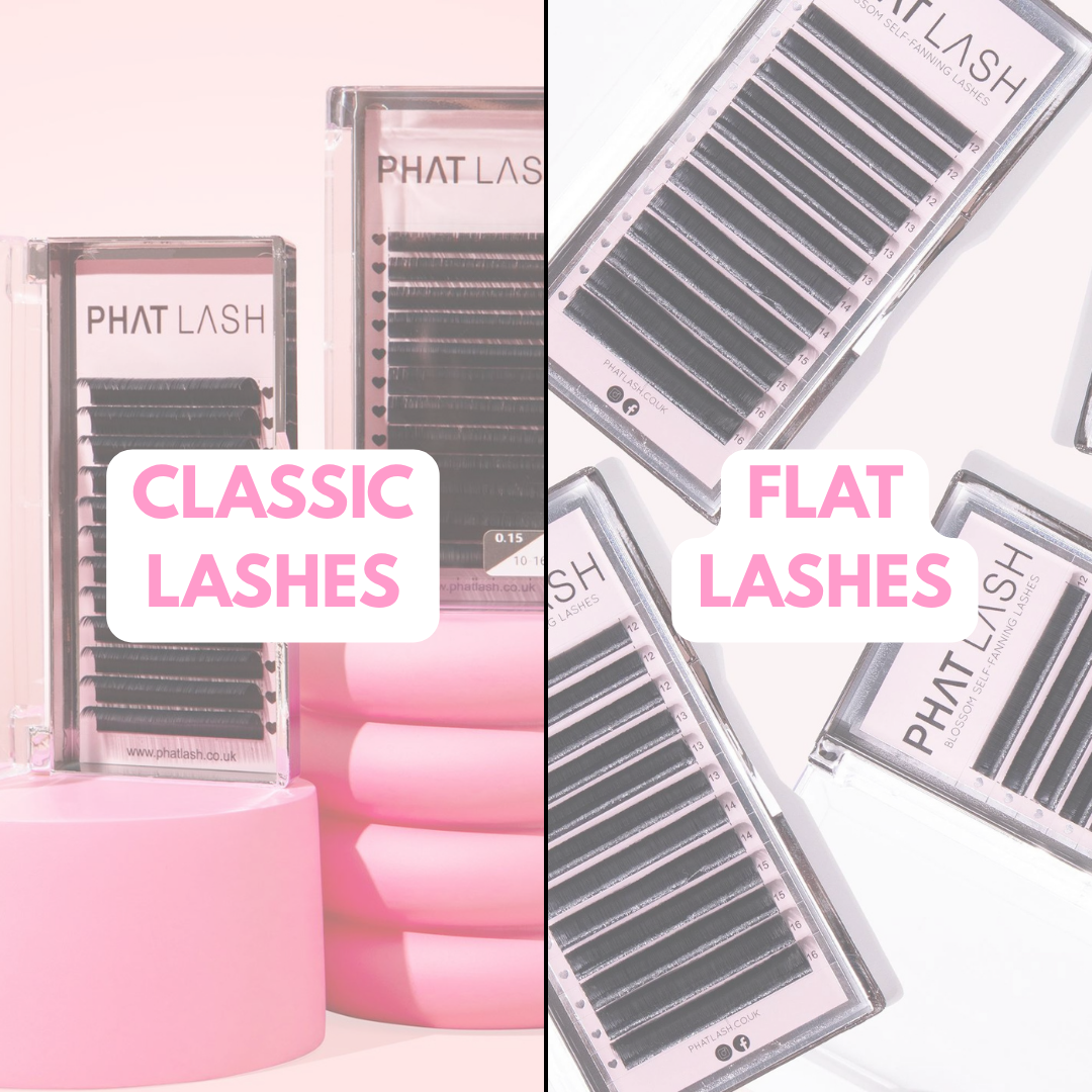Classic Lashes vs Flat Classic Lashes: What's the Difference?