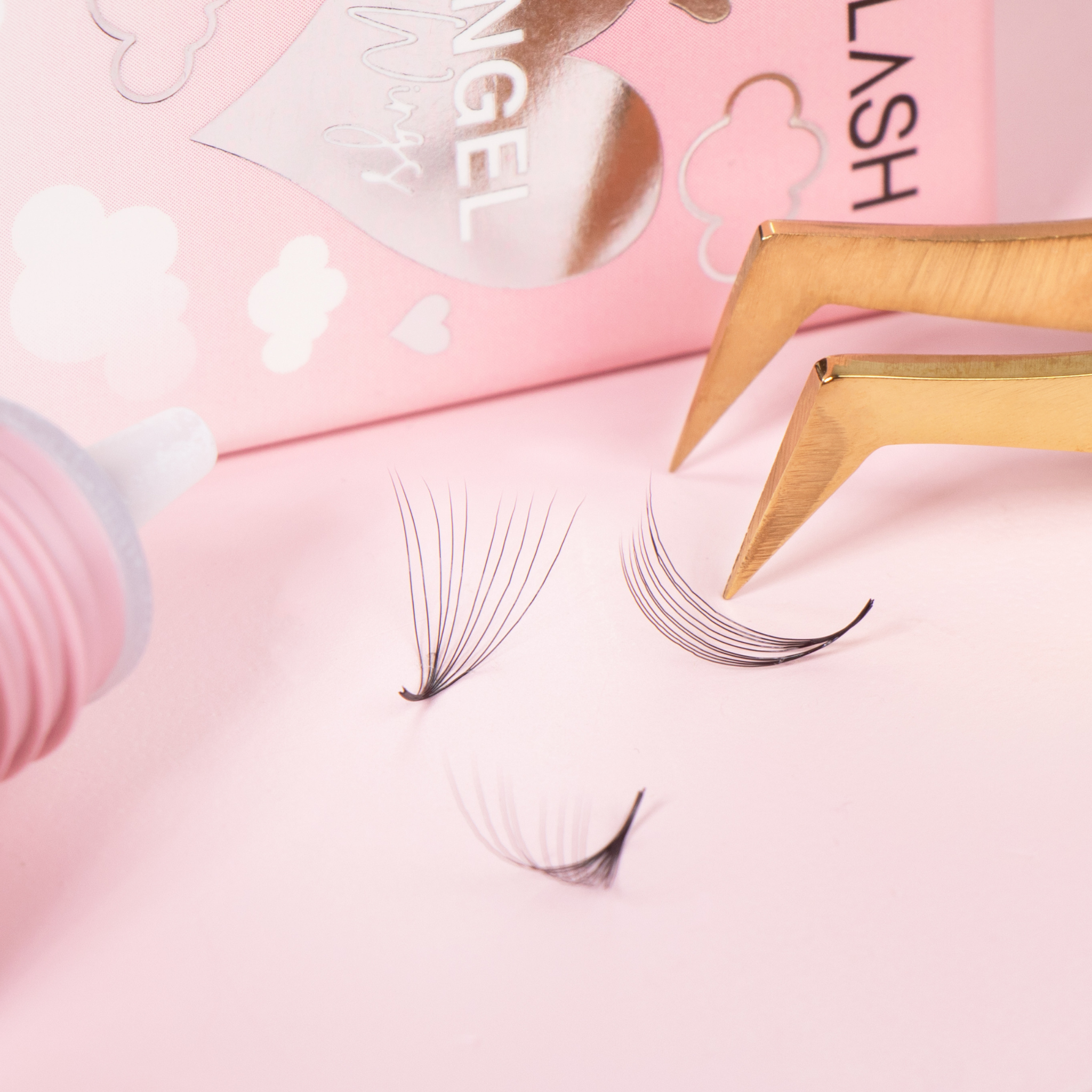 Promade 5D lashes, 5D lash extensions, 5D volume lashes,
Promade 5D fans,