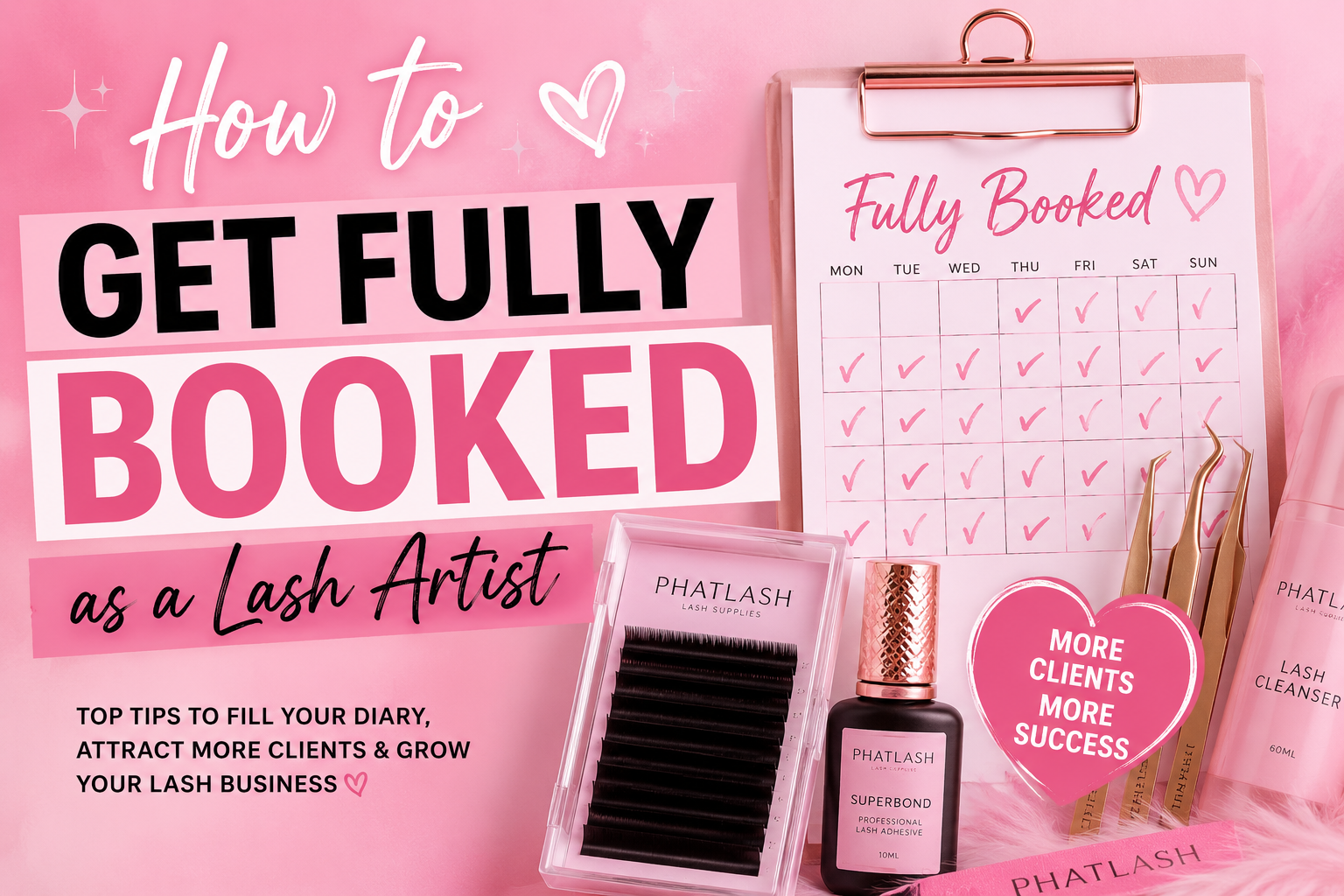 How to Get Fully Booked as a Lash Artist