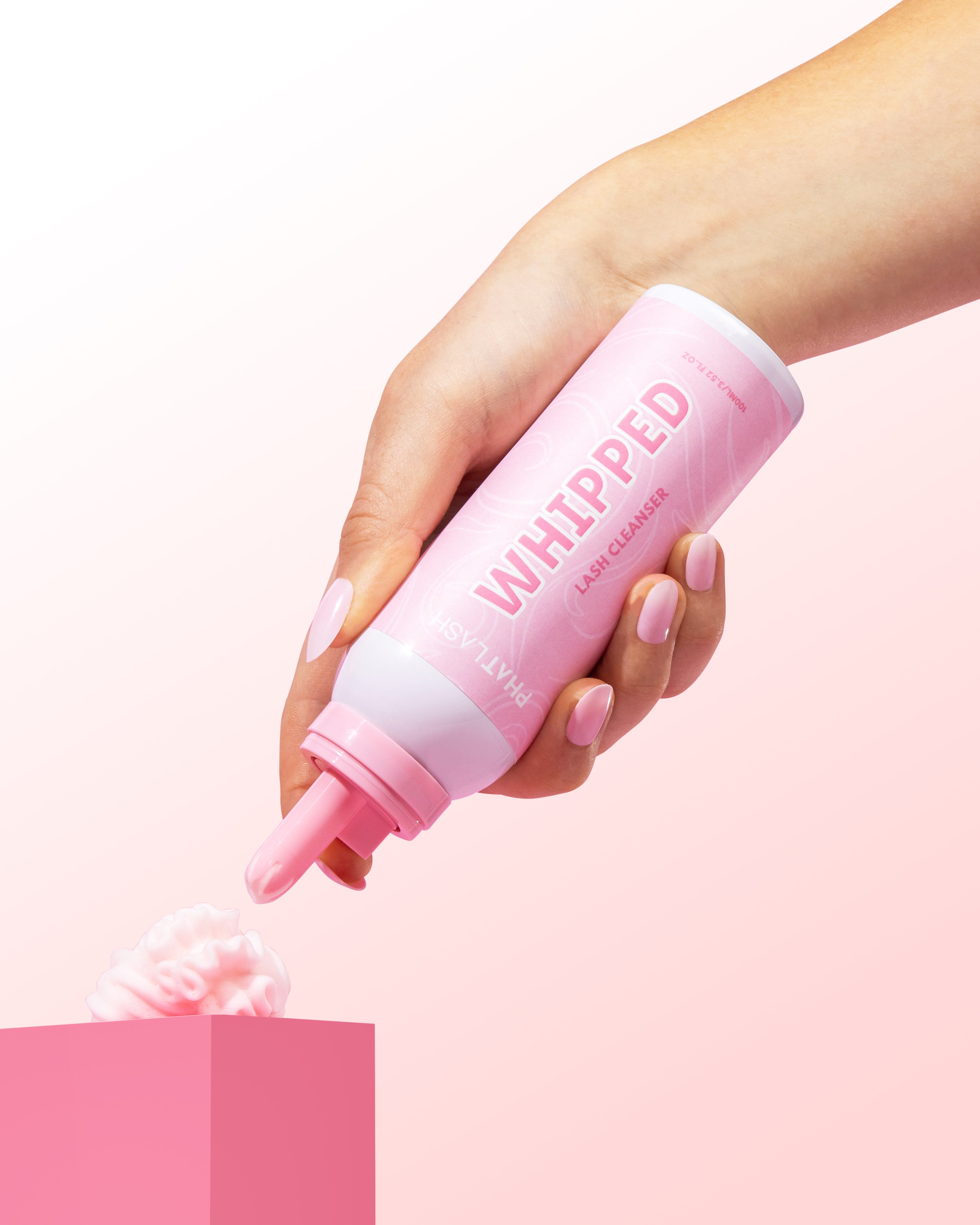 Whipped lash cleanser