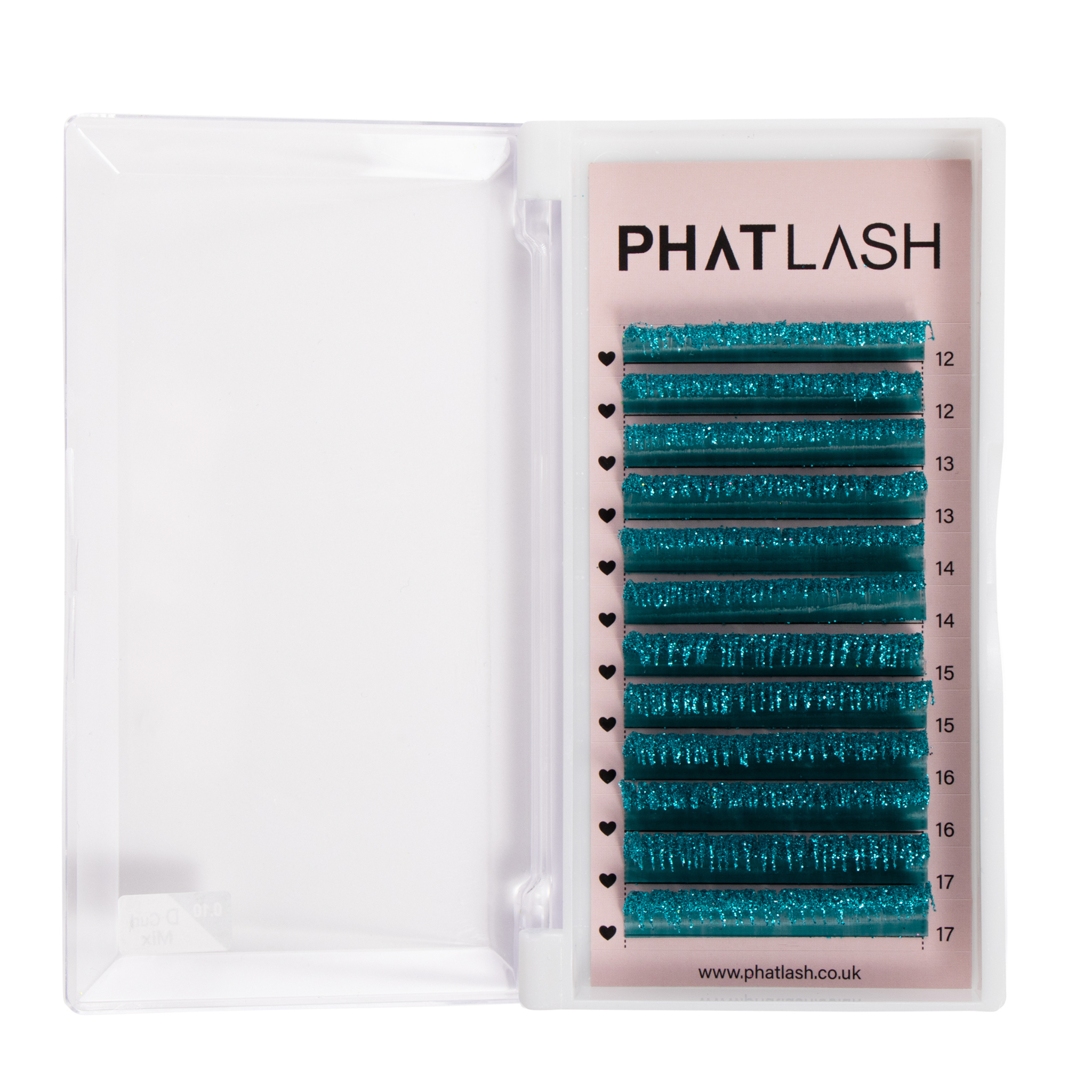 
eyelash glitter, blue lashes, teal lashes 
