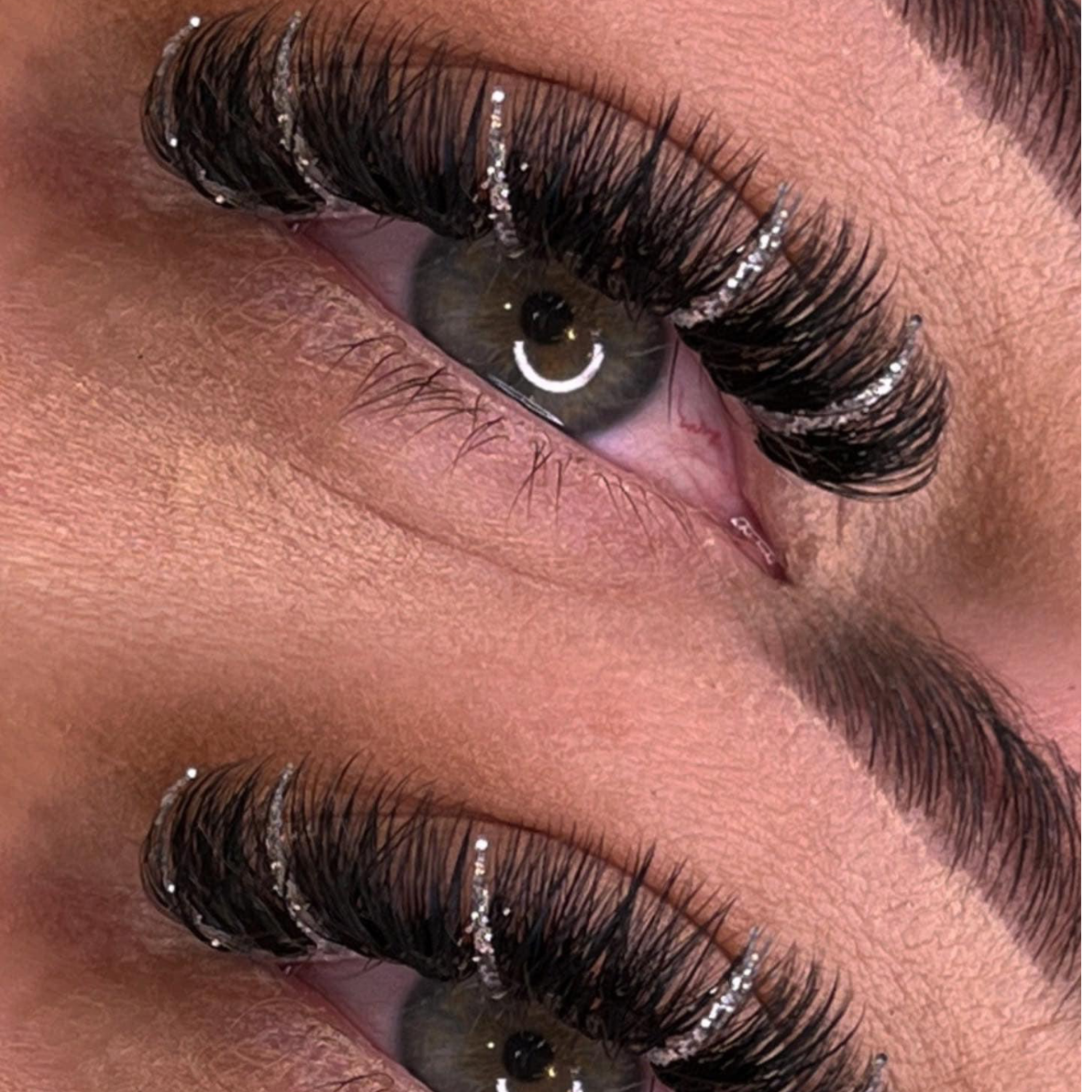 silver lash extension