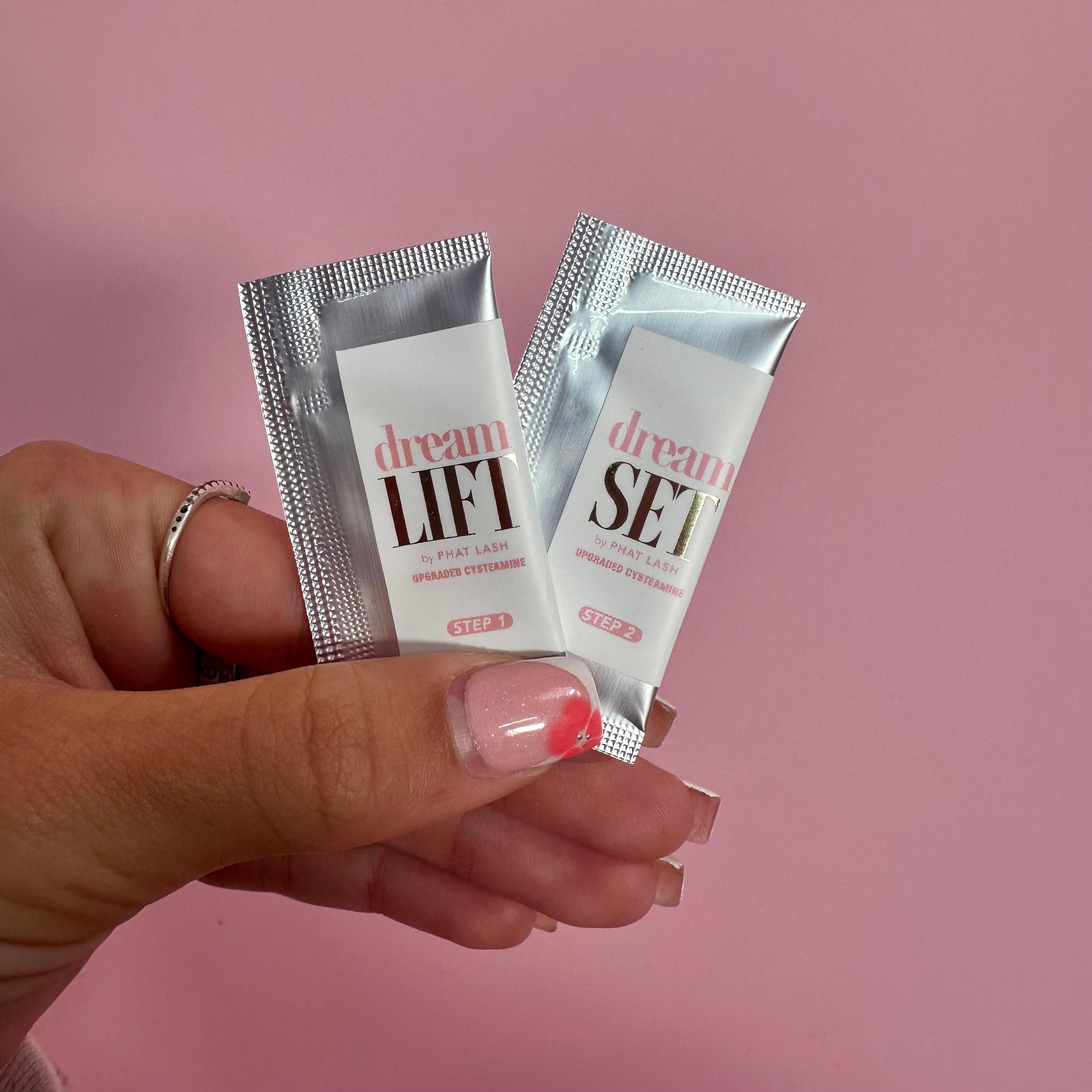 SAMPLE KOREAN LASH LIFT DREAM LIFT AND DREAM SET CYSTEAMINE