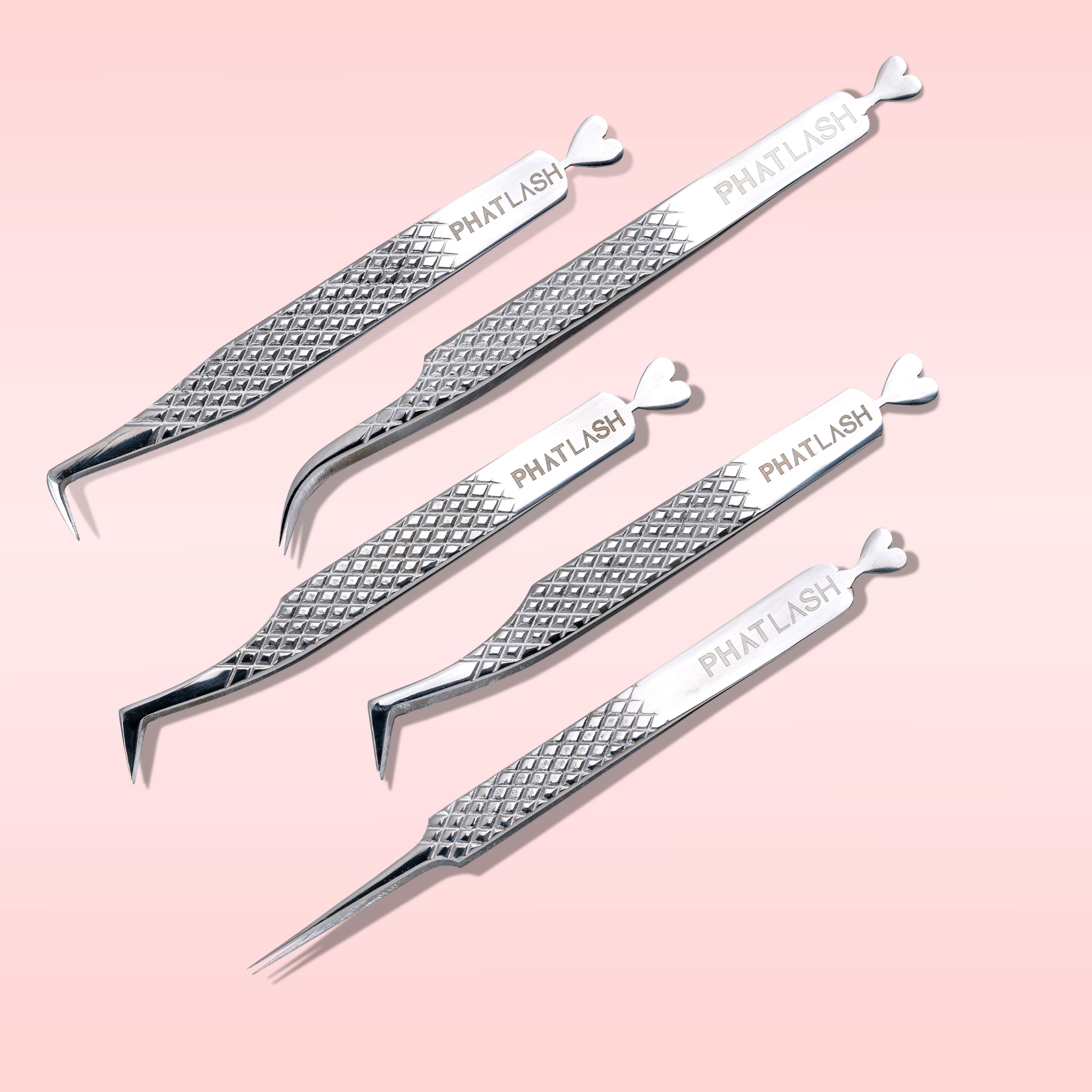 Heart Tweezers, Silver heart tweezers, Heart collection tweezers, Lash extension tweezers, Silver tweezers for lashes, Tweezer for lash extensions, Professional silver tweezers,
