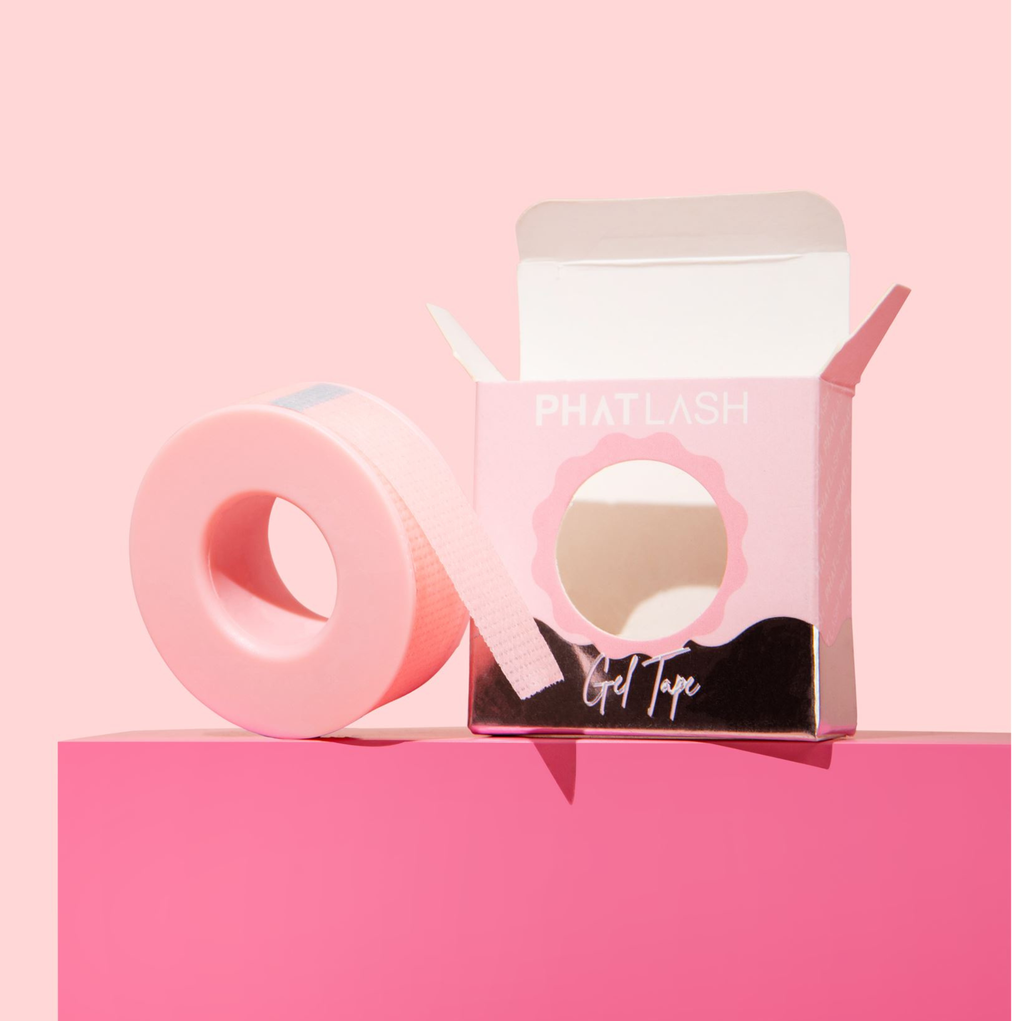 pink gel lash tape