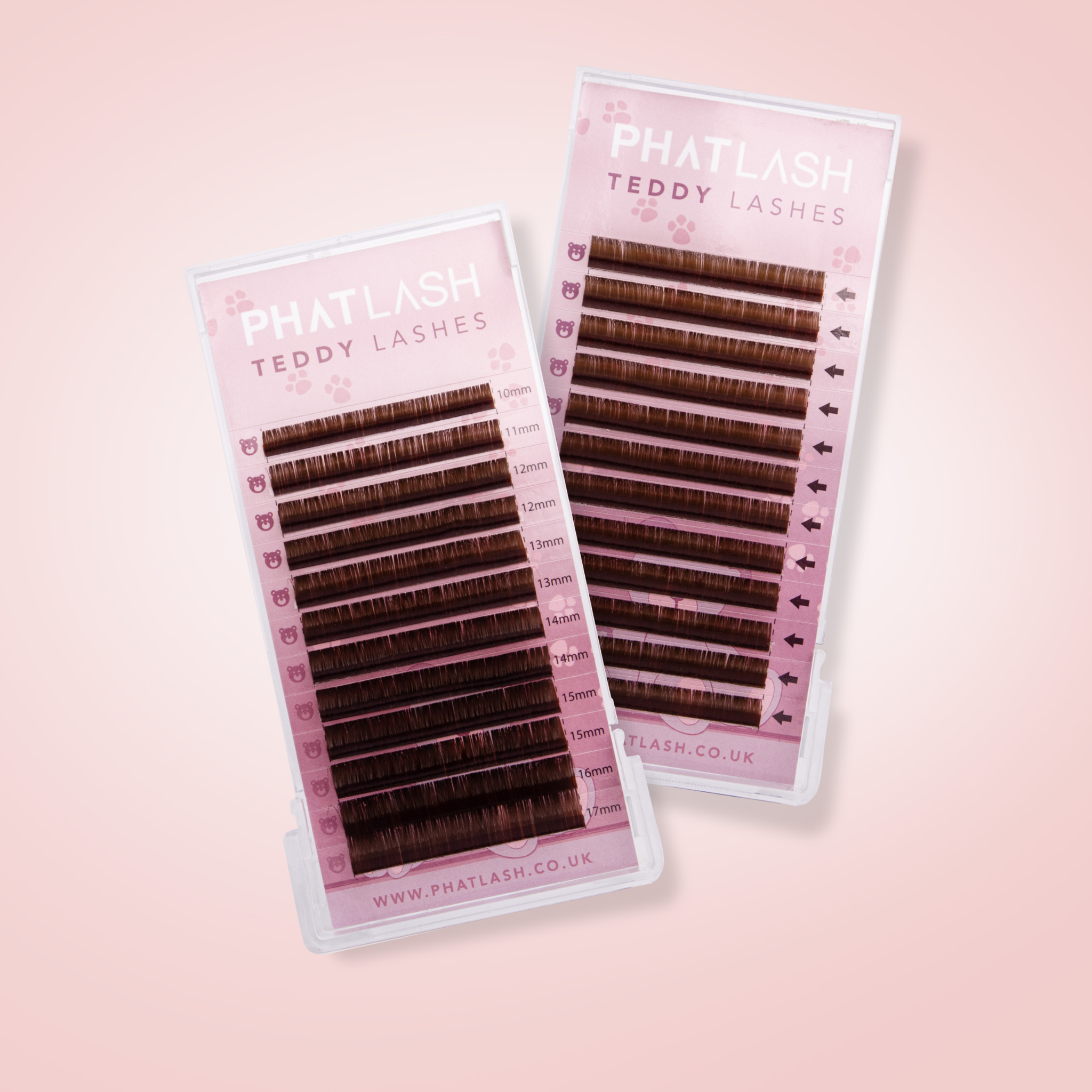 russian eyelash kit, russian eyelash set, russian individual eyelashes, brown lashes, teddy lashes