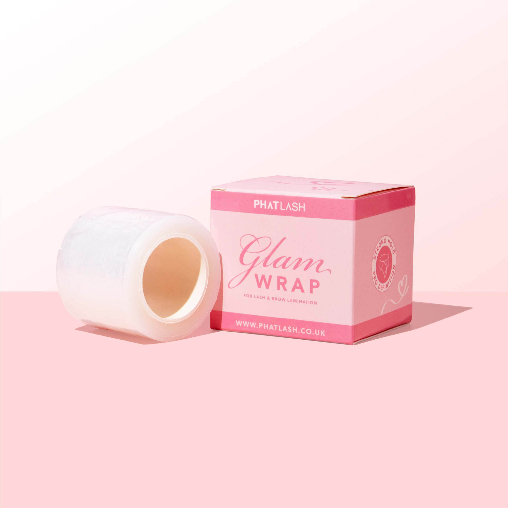 Plastic wrap for lash and brow lamination