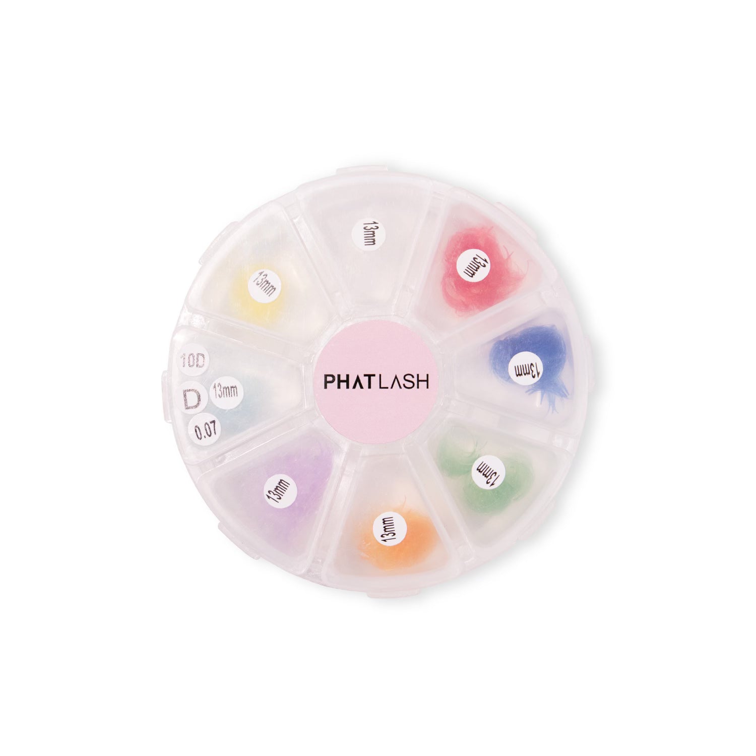 PROMADE COLOURED MIX WHEEL 1000 LASHES