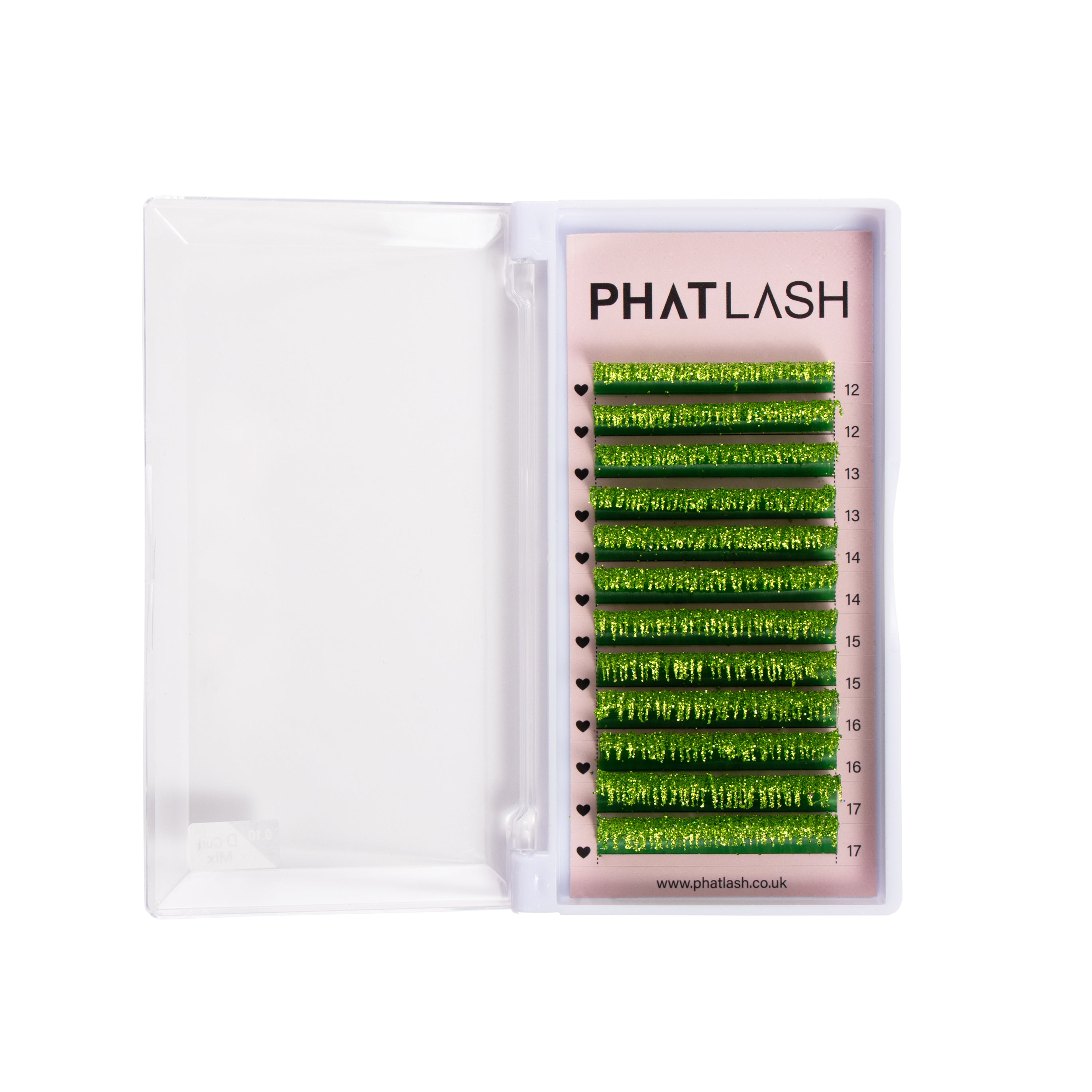 Green Glitter Eyelashes, eyelash glitter,